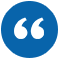 quote icon blue